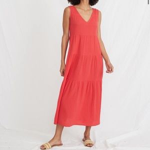 ✧⋆Marine Layer✧ Corinne Maxi Dress in Poppy Red